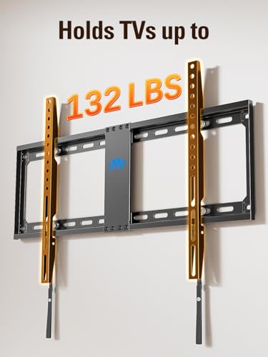 42-84 Inch Fixed TV Wall Mount for Flat & Curved Screens - Fits 16, 18, 24 Inch Studs