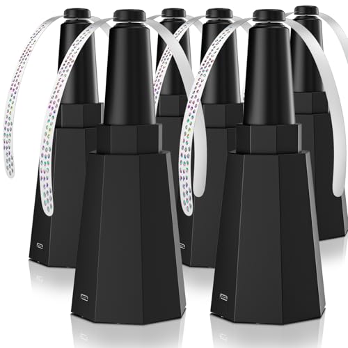 Rechargeable Fly Fan for Tables - Black, Foldable & Portable 6-Pack