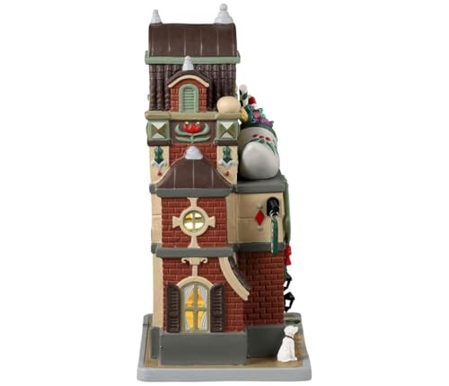Lemax St. Nick's Wooden Shoe Shop Village Building - Hand Painted, Lighted