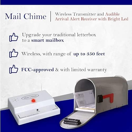 Wireless Mailbox Alert System with Signal Transmitter & Receiver