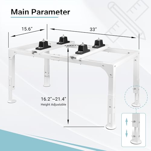Eastrexon 9000-12000 BTU Mini Split AC Stand with Adjustable Height & Durable Steel