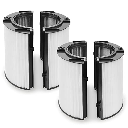 YUEFENG Black HEPA Filter Replacement for Dyson TP06 TP07 TP09 HP06 HP07 HP09 Series, 2 Pack