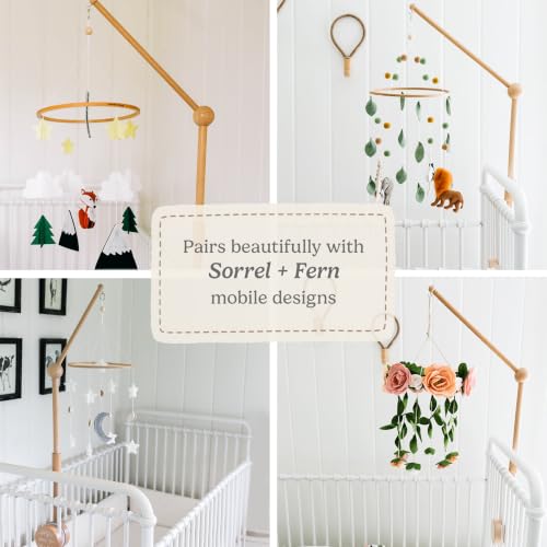 Baby Crib Mobile Arm - Beechwood Mobile Hanger for Cribs & Bassinets - 31 Inch, Variation of Mobile Holder Arm