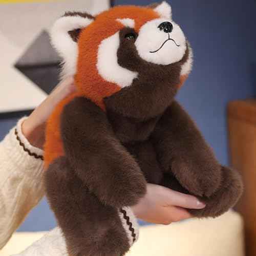 Red Panda Weighted Plush Toy, 11.8 Inch Plush Pillow, Cute Red Panda Plushie for Kids, Boys, Girls Birthday Gift