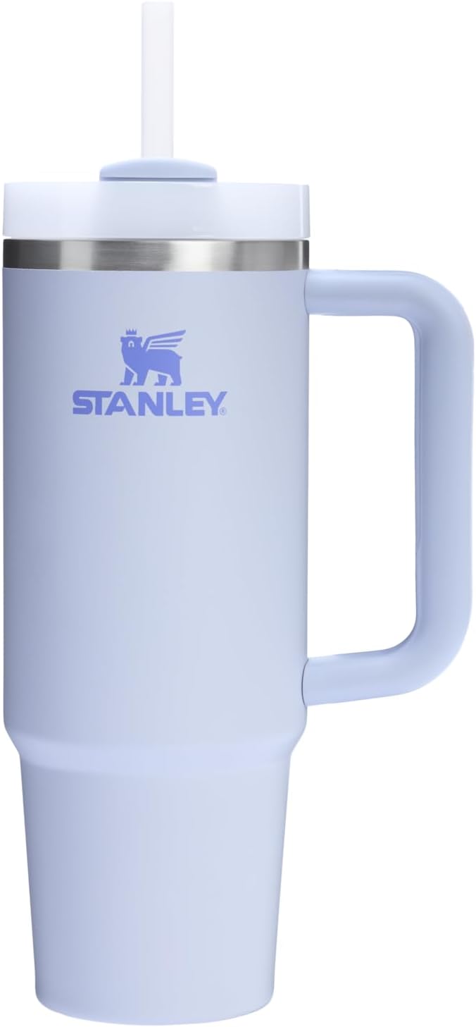 STANLEY Quencher H2.0 Tumbler - 30 oz Insulated Stainless Steel Cup with Handle & Straw | BPA-Free | Dew Drop