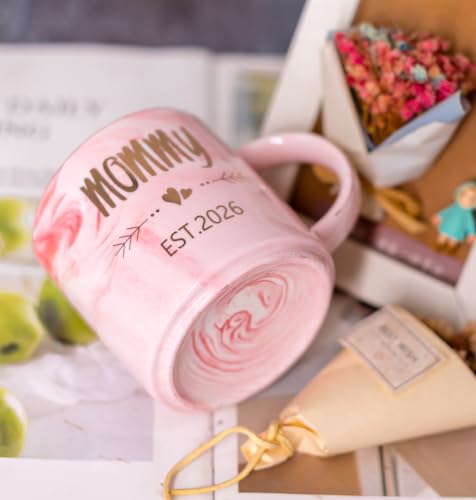 Mommy 2026 Gift Mug for New Moms - Unique Baby Shower & Mother’s Day Coffee Cup