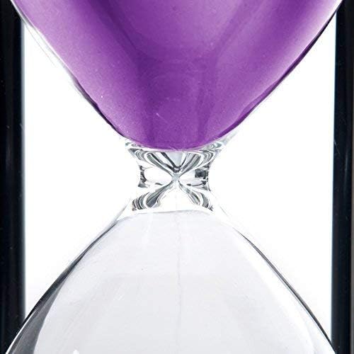 60-Minute Wood Sand Timer Hourglass | Bellaware White Decorative Timer
