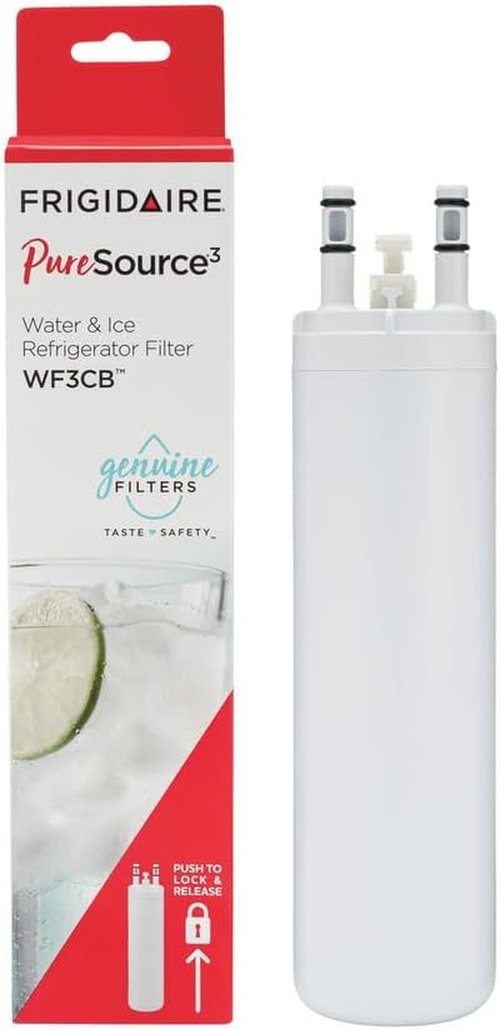 Frigidaire WF3CB Puresource3 Refrigerator Water Filter - White, 1 Count for Clean Drinking Water