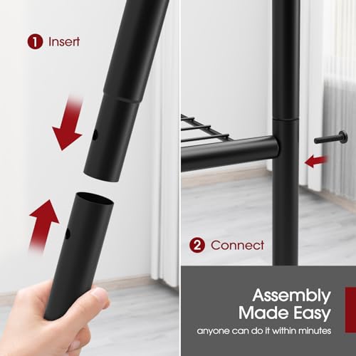 Sakugi 2-Pack Heavy-Duty Steel Garage Shelves 33.5 x 12.6 x 72 inches, Black - 5-Tier Storage Racks