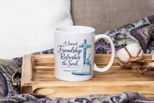 Christian Mug for Women - Religious Friendship Gift - Wittsy 11oz Coffee Cup