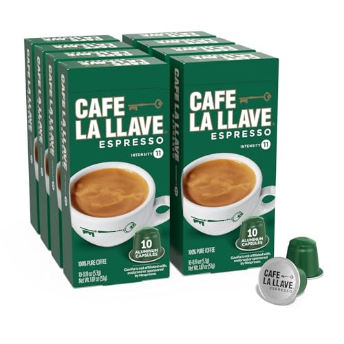 Espresso Coffee Pods - Dark Roast Latin Style, 80 Count - Compatible with Nespresso Original