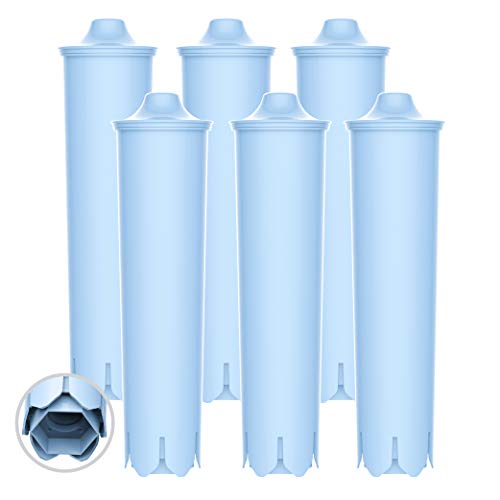 EcoAqua Coffee Filter Replacement Pack of 6 for Jura Machines
