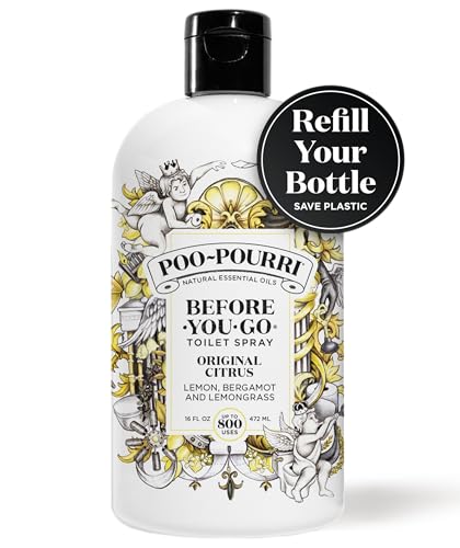 Poo-Pourri Before-You-Go Toilet Spray Refill 16 Fl Oz Original Citrus