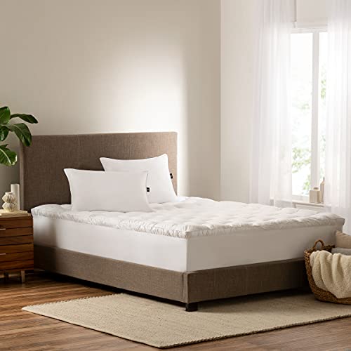 Full Size Hypoallergenic Mattress Topper - Serta Down Illusion Cloud Comfort