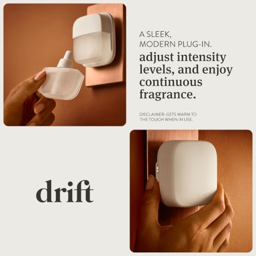 Drift Home Scent Diffuser Starter Kit in Teak - Adjustable & Long-Lasting Aroma - Pet Safe Variation of THIS Listing