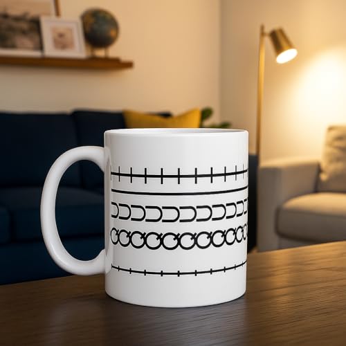 ZUAON I Quit Hidden Message Coffee Mug White 11oz - Funny Office Gift