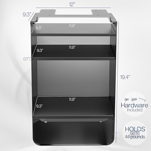 VIVO Under Desk Storage Cabinet with 4 Shelves, Steel Office Organizer