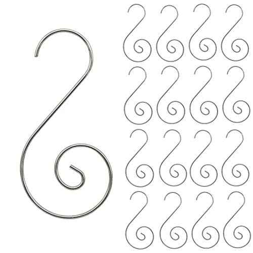 Supoice 160 Pcs Stainless Steel Christmas Ornament Hooks - Perfect for Tree Decorations