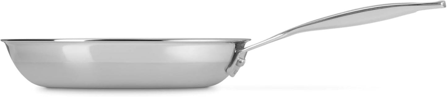 Le Creuset Stainless Steel Fry Pan - Classic 3-Ply Construction, 8-Inch Size