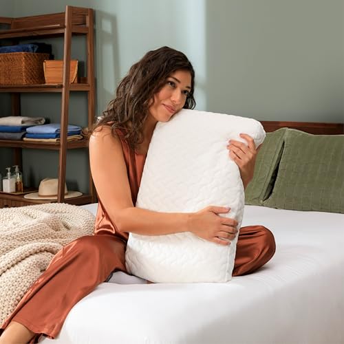 Tempur-Pedic TEMPUR-Cloud Standard Pillow - White, Soft Support, Removable Cover