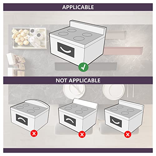 30-Inch Magnetic Stainless Steel Stove Top Shelf – Spice Rack & Organizer