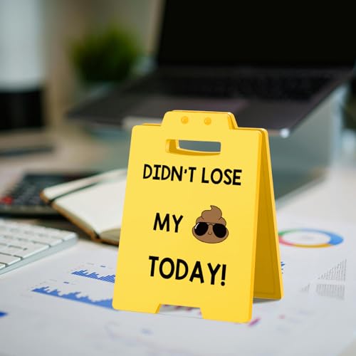 Humorous Office Desk Decor Sign for Coworkers, Bosses, and Friends –