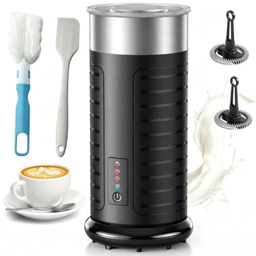 PARIS RHÔNE Jet Waterproof Milk Frother & Steamer 4-in-1 Hot Cold Foam Maker