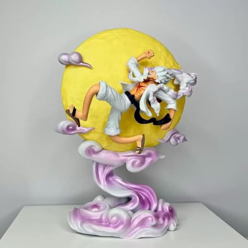 Light-Up Luffy One Piece Nika Form Collectible Figurine - Night Light for Home & Bedroom Decor