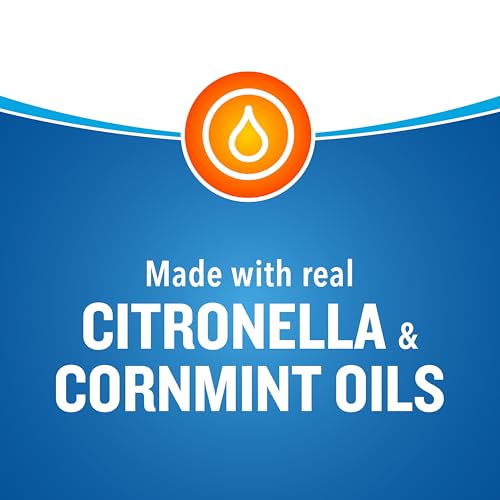 Blue Bucket Outdoor Citronella Candle 17 Oz Mosquito Repellent Pack of 6