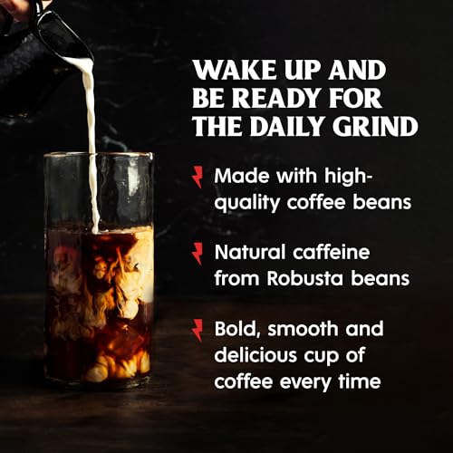 Death Wish Coffee Organic Dark Roast Ground Coffee 2 Pack - 16 oz Each, Bold & Fair Trade