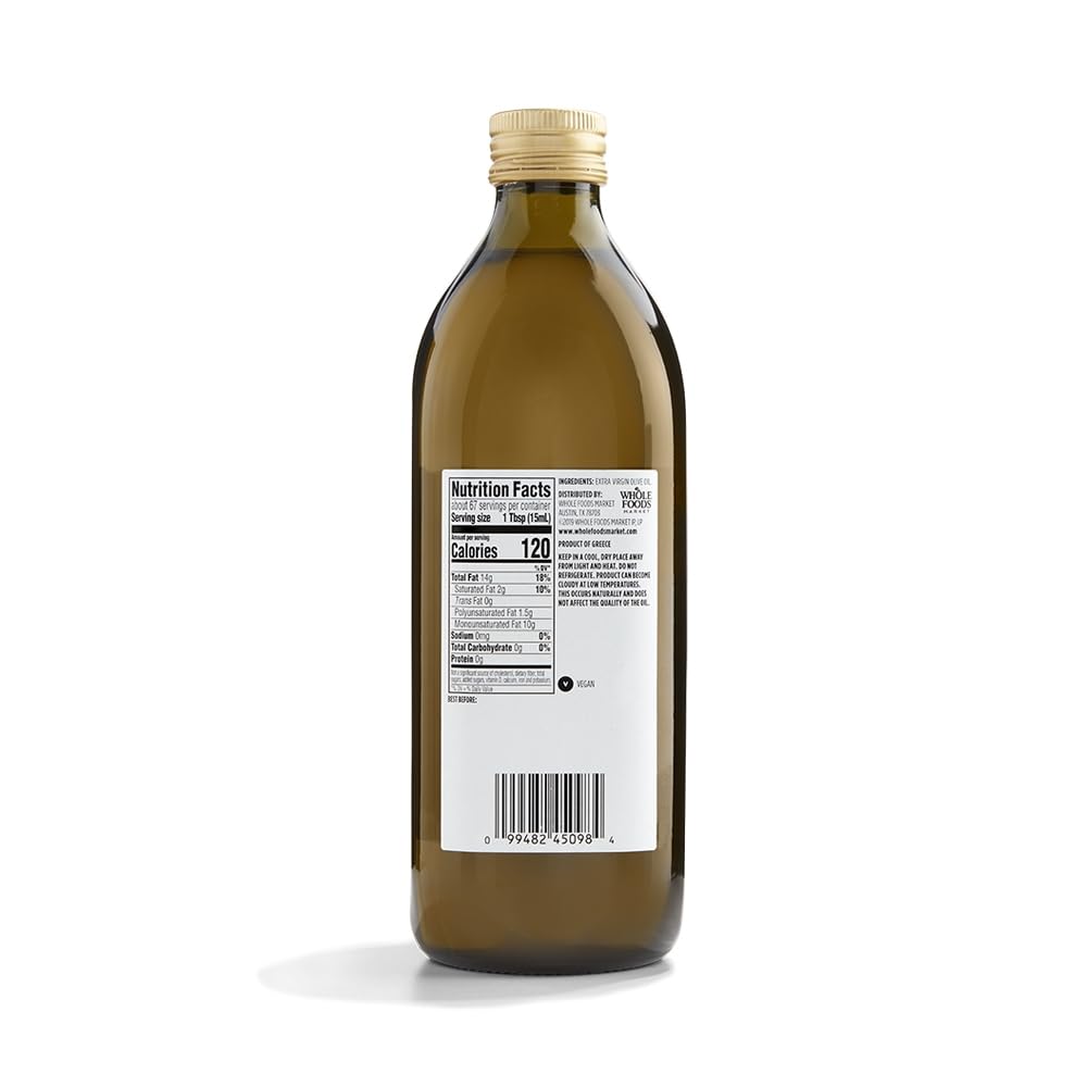 365 by Whole Foods Market - Greek Extra Virgin Olive Oil | 33.8 Fl Oz for Rich Flavor and Quality