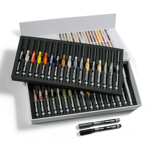 AK Interactive Special Box 34 Real Colors Markers Set for Modeling & Crafts