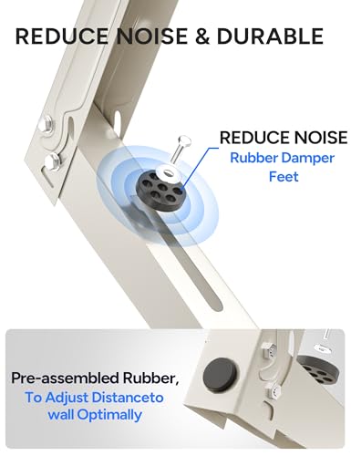 Mini Split Wall Mounting Bracket for 9000-36000 BTU - Heavy Duty Support with Adjustable Crossbar