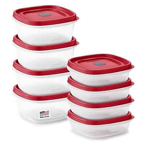 16-Piece BPA-Free Food Storage Set with Vented Lids - Microwave & Dishwasher Safe