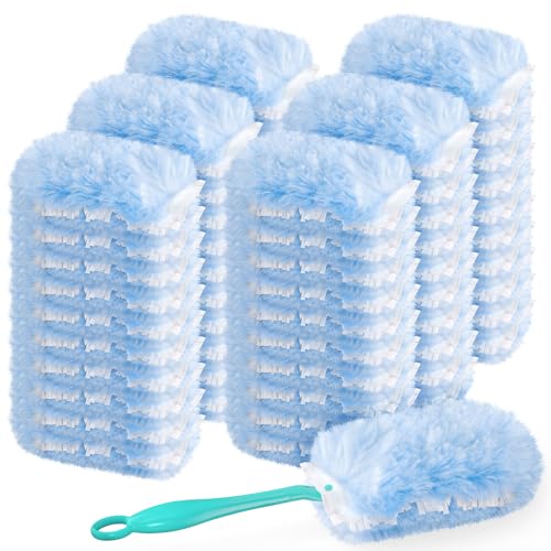 AIR U+ 60 Count 360° Duster Refills with 2 Upgrade Handles for Swiffer