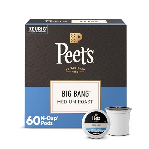 Peet's Coffee Big Bang Medium Roast Coffee Pods - 60 K-Cups, Pack of 1
