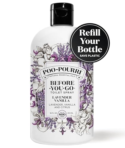Poo-Pourri Before-You-Go Toilet Spray Refill Lavender Vanilla 16 Fl Oz - Pack of 1