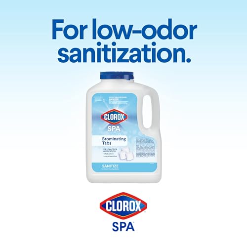 Clorox Pool&Spa Bromine Tablets 5LB for Spa & Hot Tub Sanitization