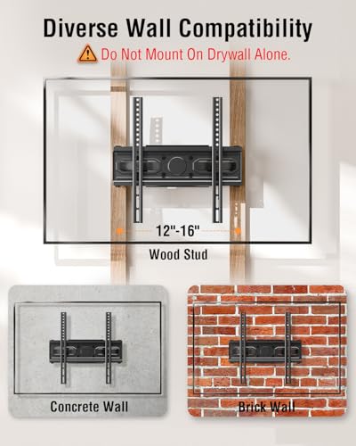 Full Motion TV Wall Mount for 26-65 Inch TVs - Max VESA 400x400, 99 lbs - Variation of THIS listing