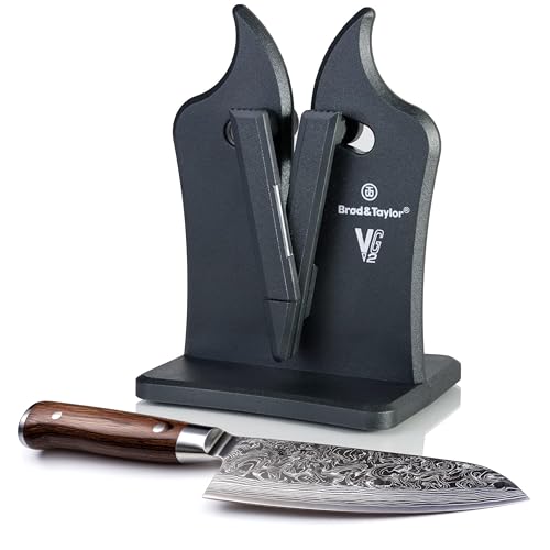 Brod & Taylor VG2 Classic Manual Knife Sharpener - 3-Action Tungsten Carbide, Nylon (Variation: VG2 / Nylon)