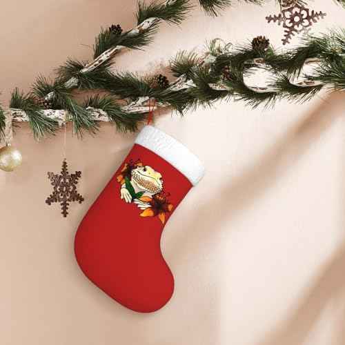 Bearded Dragon Christmas Stockings Xmas Stocking Christmas Hanging Bags Xmas Tree Decorations