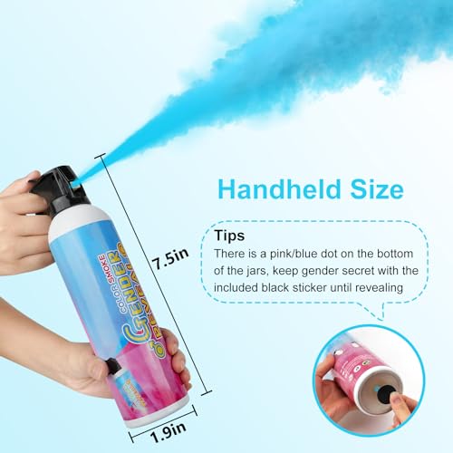 Merear Blue Gender Reveal Fire Extinguisher Set of 4 | Baby Boy Party Decorations