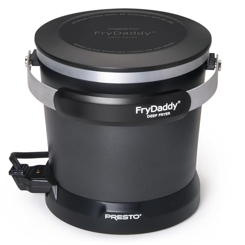Presto 05420 FryDaddy Electric Deep Fryer - Black, Compact Kitchen Appliance