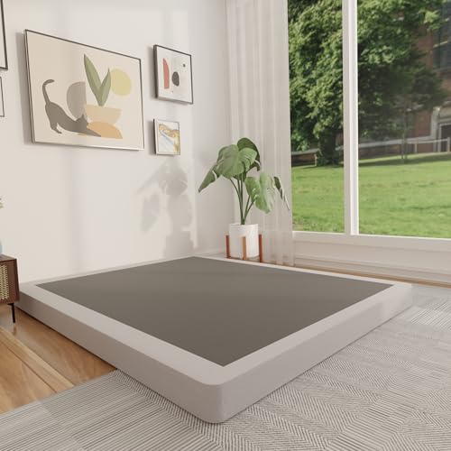 FMDMR King Size 4 Inch Low Profile Heavy Duty Box Spring – Mattress Foundation