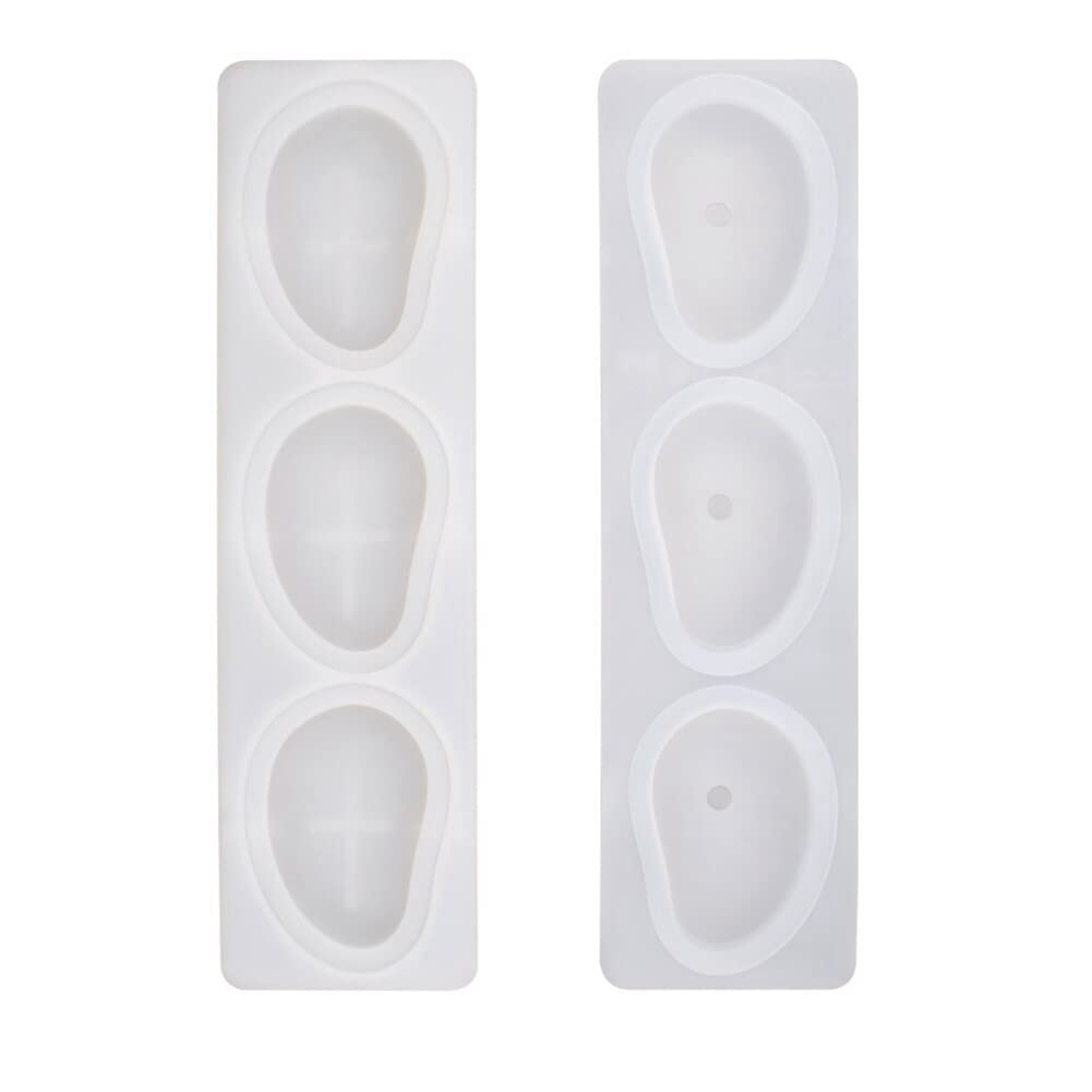 Surakey 3-Cavity Mango Mold Cake Silicone Molds for Baking Dessert Jelly Ice Cream 3D Fruit Shapes Silicone Mold for Chocolate Candy Pastry Truffle Pudding Jelly Cheesecake Mousse Soap