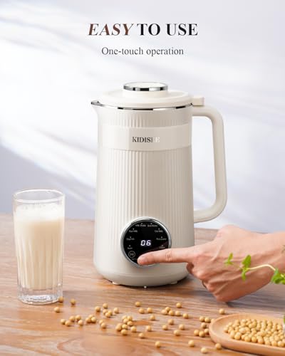 KIDISLE 8-in-1 Nut Milk Maker Machine - Cream Self-Cleaning 32oz
