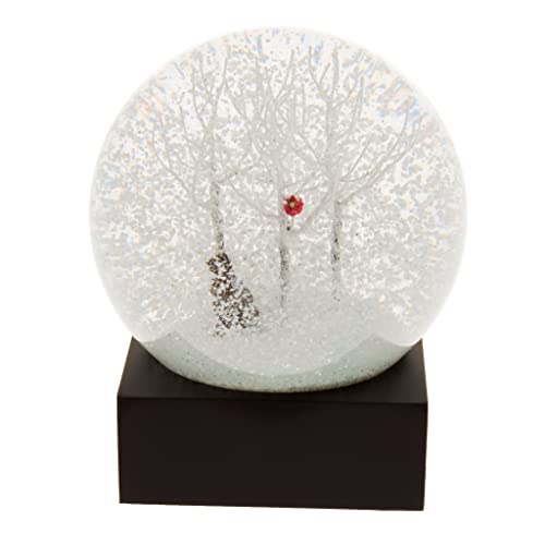 Chocolate Labrador Snow Globe - Handcrafted Holiday Decor Gift