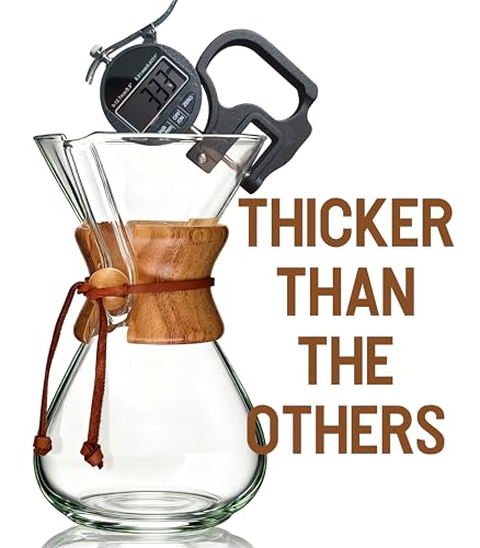 AGOGO Classic Pour Over Coffee Maker Set 34oz with 304 Stainless Steel Filter