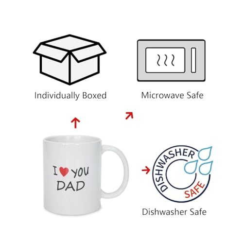 Funny 11oz Dad Coffee Mug - Perfect Father's Day Gift from Son or Daughter
