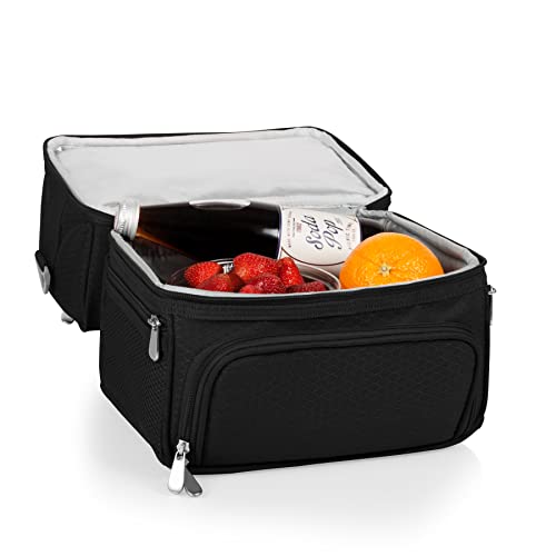 Disney Jack Skellington Insulated Lunch Box with Utensil Set - Nightmare Before Christmas Cooler, Soft Sided, Black - Variation: Master of Fright